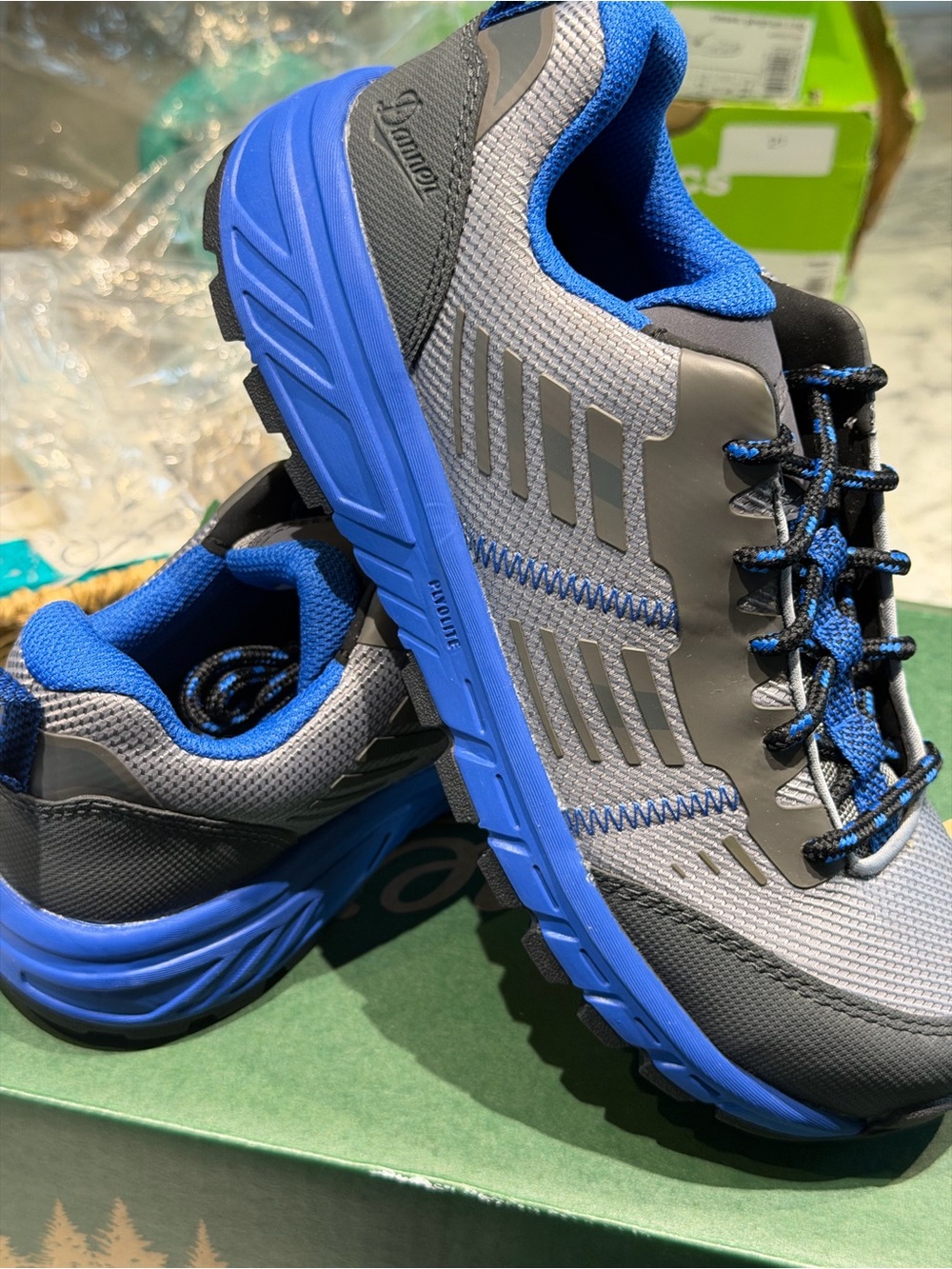 Danner Women's Gray & Blue Trail Sneakers